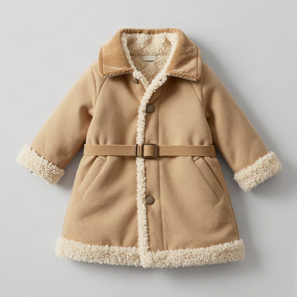 Sherpa-Lined Coat