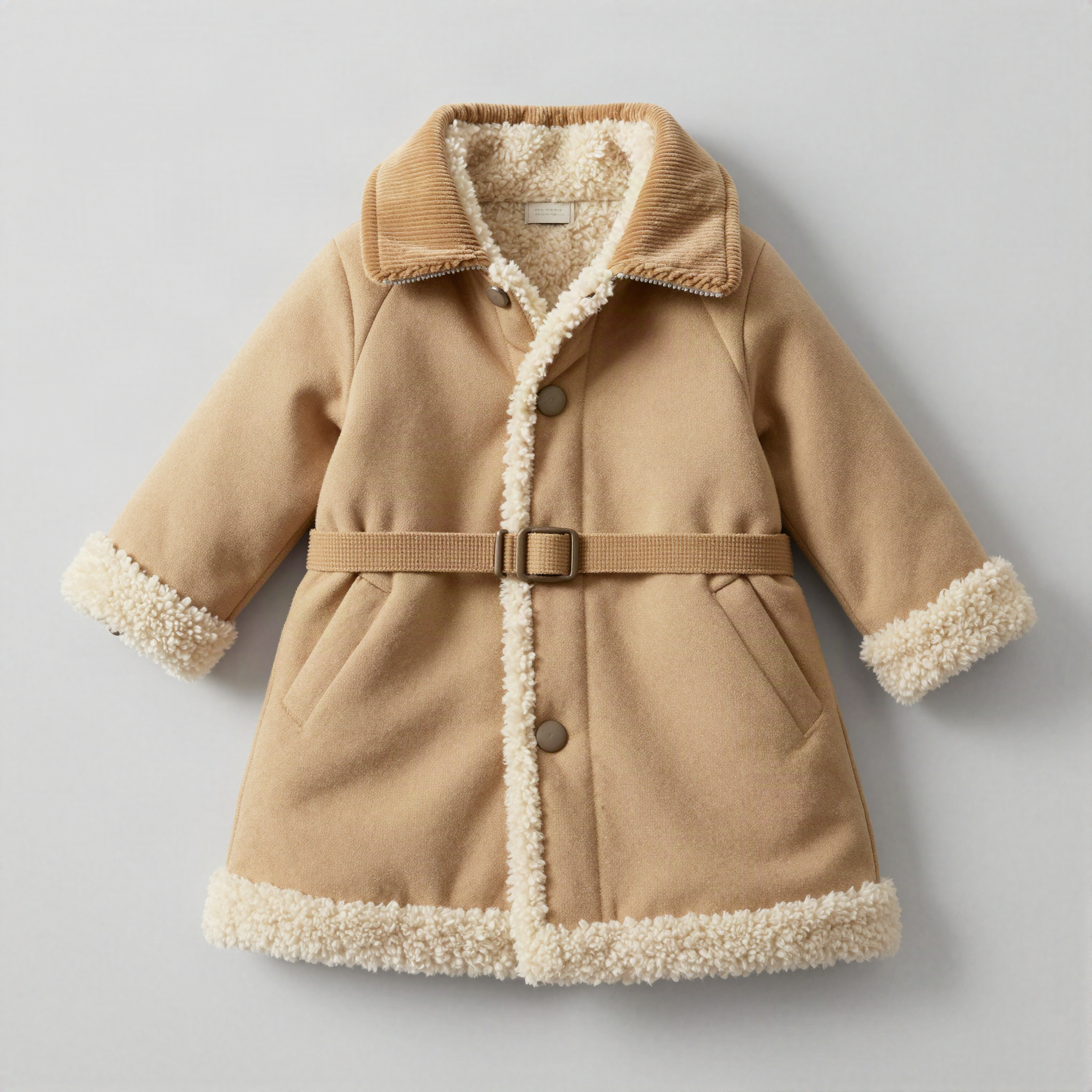 Sherpa-Lined Coat
